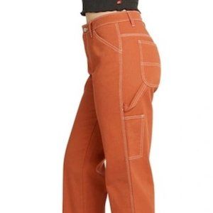 Dickies Relaxed Fit Carpenter Pants In Muted Clay Size 3/26